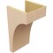 Ekena Millwork 12"W x 12"D x 24"H Wide Huntington Rough Cedar Woodgrain TimberThane Corbel, Primed Tan CORUR12X12X24HUNRCPR - alternate 6